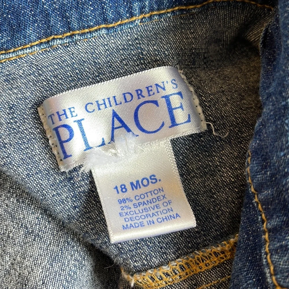 The Children’s Place denim jacket 18 mos